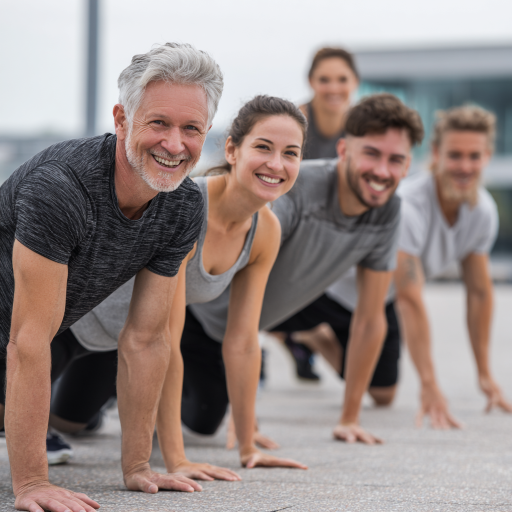 Професійний тренер демонструє правильну техніку силових вправ клієнту європейської зовнішності в сучасному тренажерному залі
